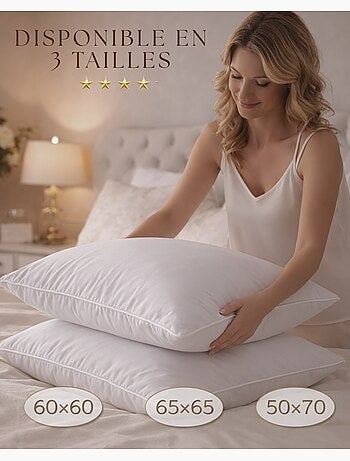 Conjunto de 4 almofadas poliéster moelleux premium promo linge
