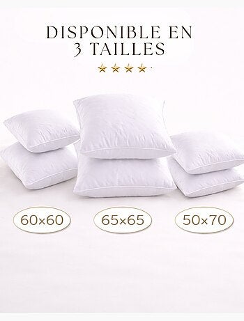 Conjunto de 4 almofadas poliéster moelleux premium promo linge