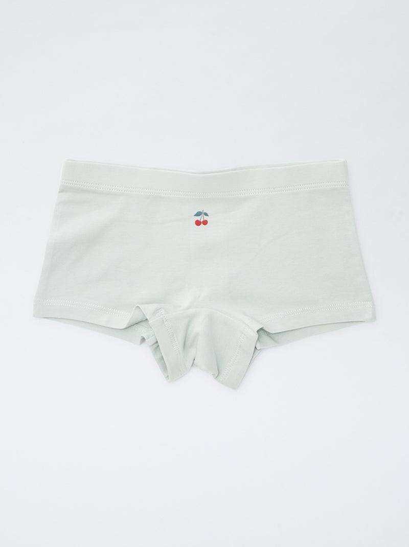 Conjunto de 4 cuecas shorty com estampado VERMELHO - Kiabi