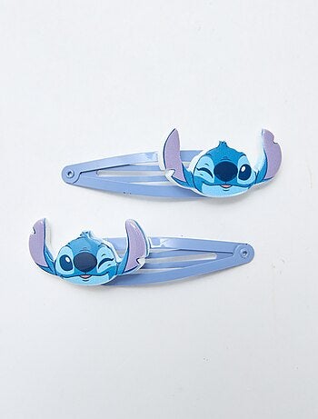 Conjunto de 4 ganchos + 2 elásticos 'Stitch'