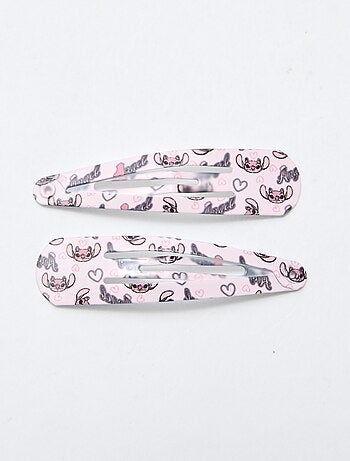 Conjunto de 4 ganchos + 2 elásticos 'Stitch'