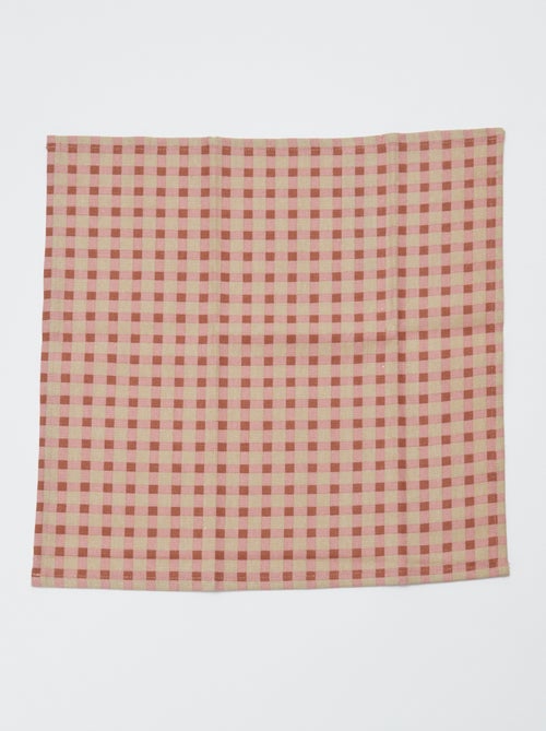 Conjunto de 4 guardanapos de mesa - Kiabi Home - Kiabi Conjunto de 4 guardanapos de mesa - Kiabi Home - Kiabi