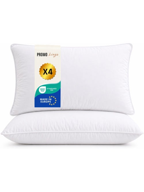 Conjunto de 4 poliéster moelleux premium promo linge - Kiabi