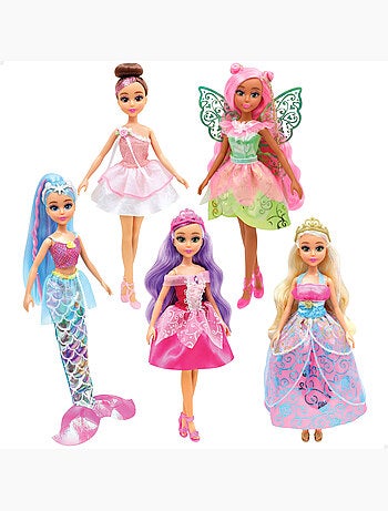 Conjunto de 5 bonecas de fantasia, 30 cm, +3 anos, dreameez