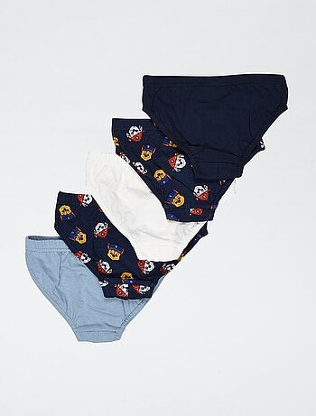 Conjunto de 5 cuecas 'Patrulha Pata'