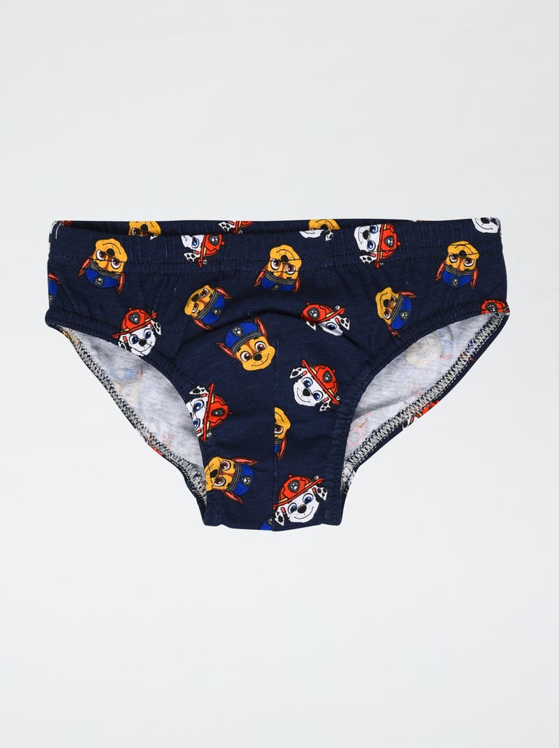 Conjunto de 5 cuecas 'Patrulha Pata' Azul - Kiabi