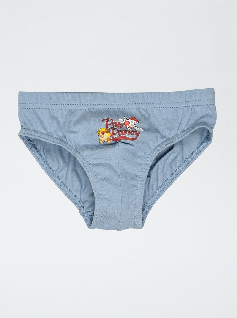 Conjunto de 5 cuecas 'Patrulha Pata' Azul - Kiabi