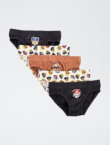 Conjunto de 5 cuecas 'Patrulha Pata'