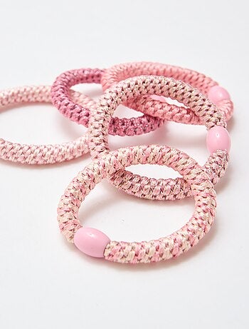 Conjunto de 5 elásticos coloridos