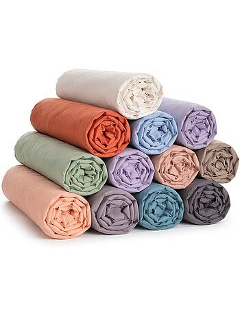 Conjunto de 5 lençóis com elástico algodão promo linge aleatório