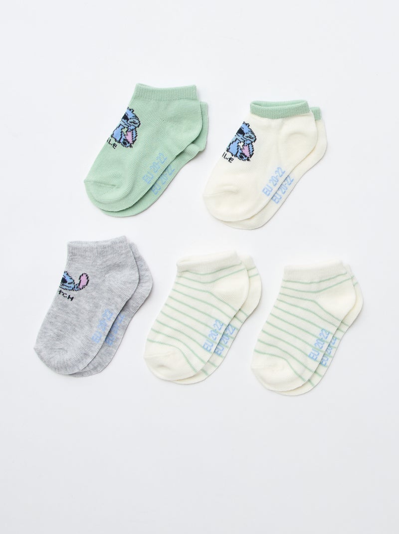 Conjunto de 5 pares de meias 'Disney' Azul - Kiabi