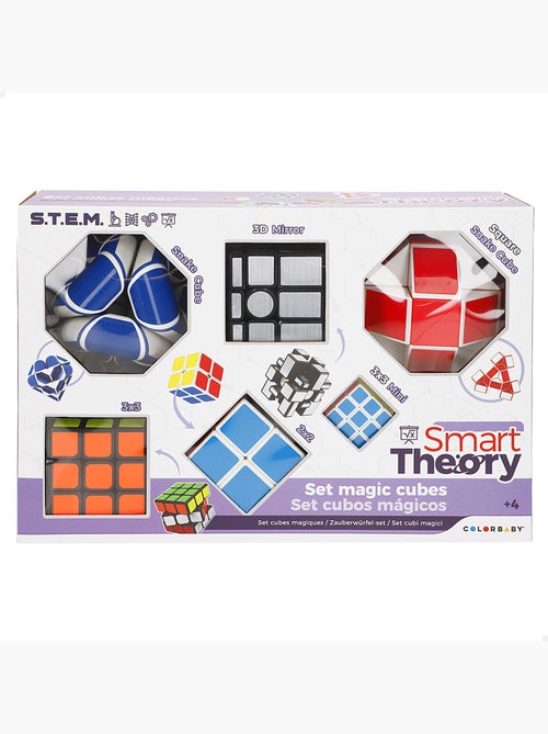 Conjunto de 6 cubos mágicos smart theory - Kiabi