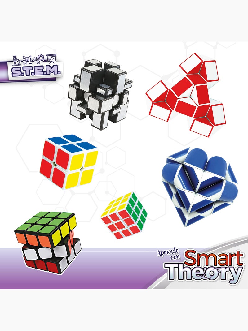 Conjunto de 6 cubos mágicos smart theory N/D - Kiabi