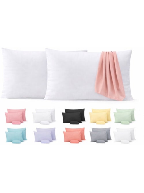 Conjunto de 6 fronhas algodão couleurs aléatoires promo linge - Kiabi Conjunto de 6 fronhas algodão couleurs aléatoires promo linge - Kiabi