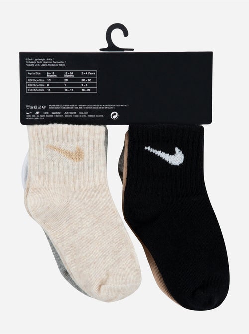 Conjunto de 6 meias - nike - Kiabi