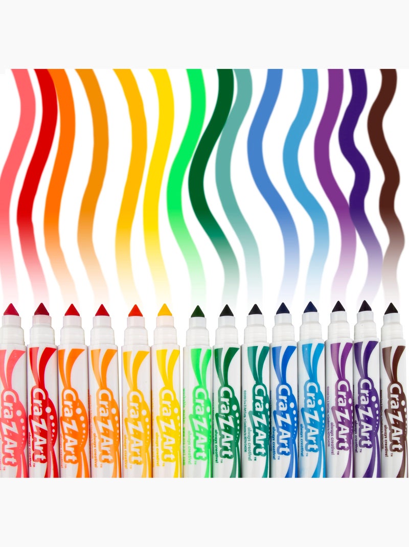 Conjunto de 64 lápis de cor e canetas de feltro cra-z-art N/D - Kiabi