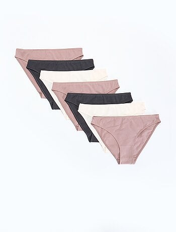 Conjunto de 7 cuecas em algodão