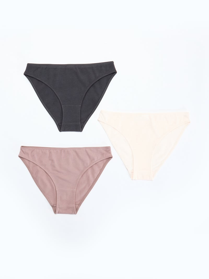Conjunto de 7 cuecas em algodão Rosa - Kiabi