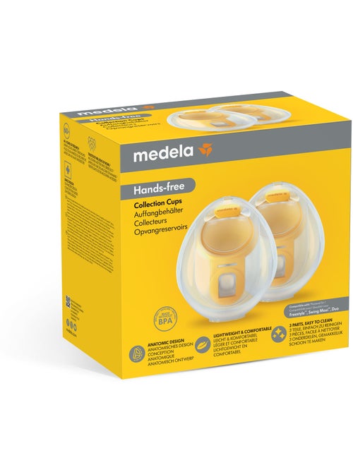 Conjunto de acessórios mãos-livres medela - 2 reservatórios, 2 membranas, 1 tubo e 2 protectores de - Kiabi Conjunto de acessórios mãos-livres medela - 2 reservatórios, 2 membranas, 1 tubo e 2 protectores de - Kiabi