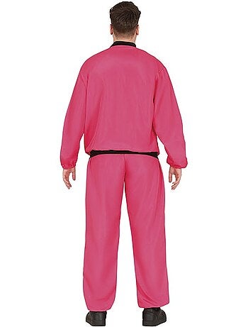 Conjunto de agasalho fúcsia neon