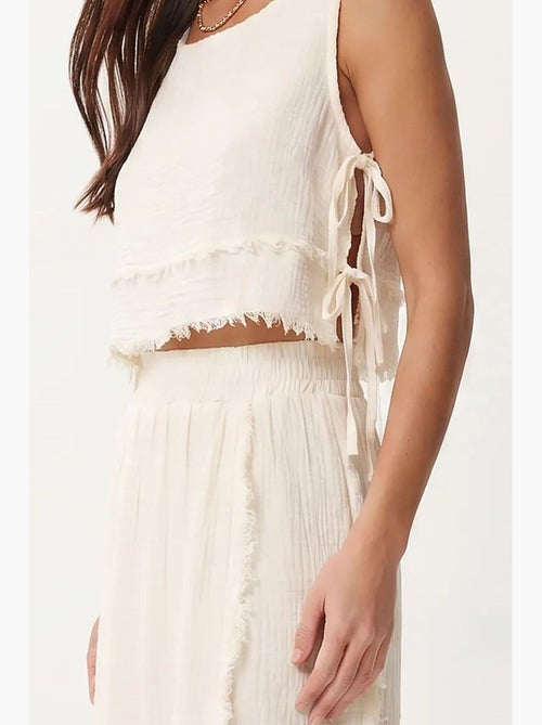 Conjunto de algodão com blusa sem mangas e saia midi istanbul - Kiabi Conjunto de algodão com blusa sem mangas e saia midi istanbul - Kiabi