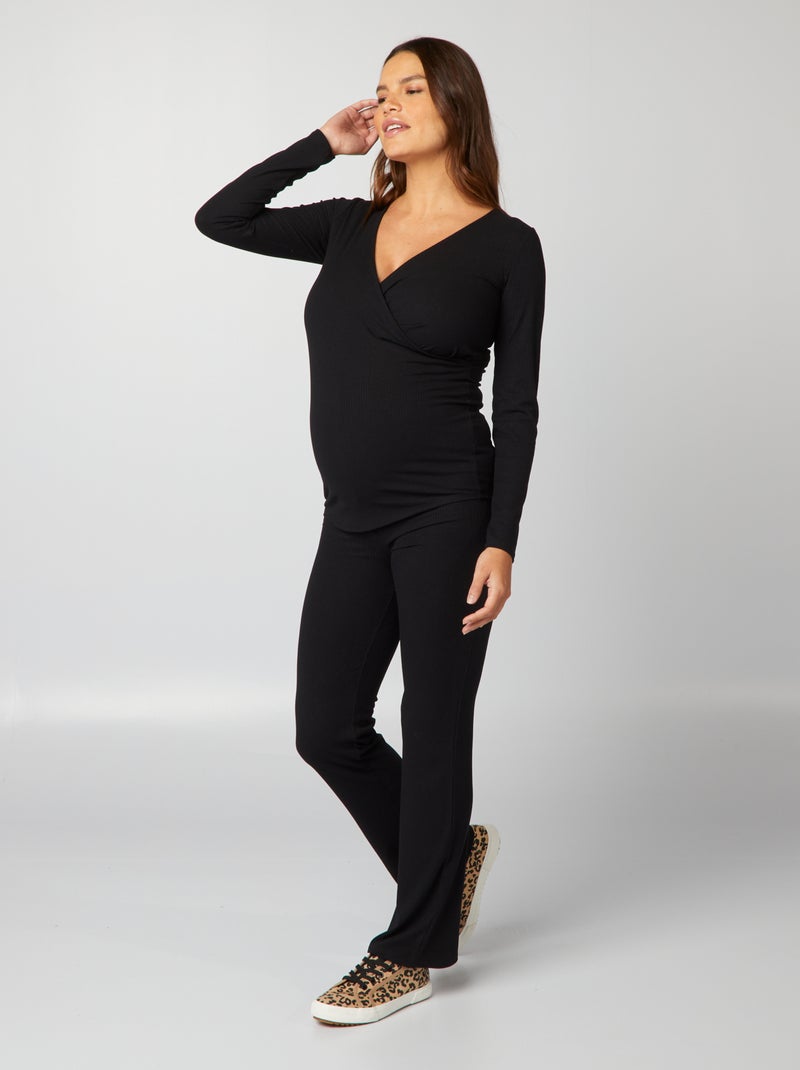 Conjunto de amamentação de 2 peças Preto - Kiabi