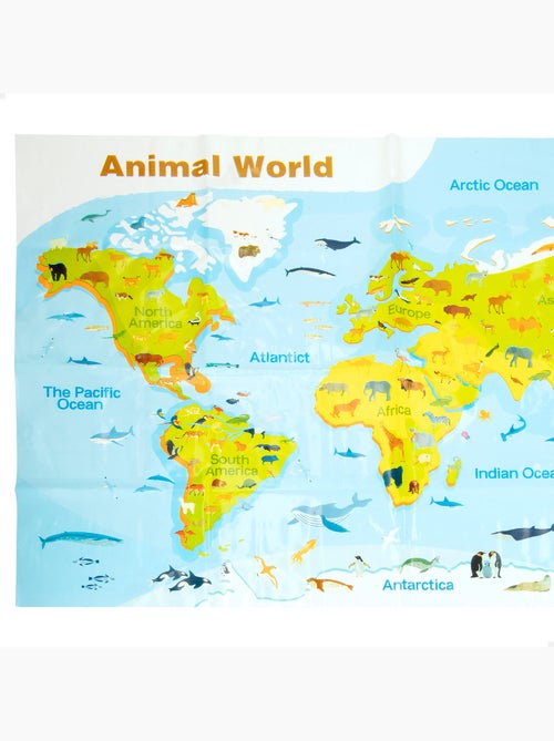 Conjunto de animais da fazenda com tapete e acessórios, 30 peças. Animal world - Kiabi Conjunto de animais da fazenda com tapete e acessórios, 30 peças. Animal world - Kiabi