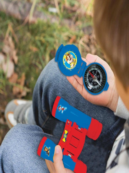 Conjunto de aventuras da patrulha pata com walkie talkies até 120 m, binóculos e bússola - Kiabi