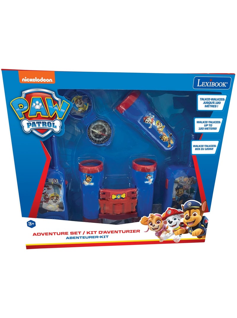 Conjunto de aventuras da patrulha pata com walkie talkies até 120 m, binóculos e bússola N/D - Kiabi