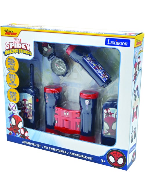 Conjunto de aventuras spidey & his amazing friends com walkietalkie até 120m. - Kiabi