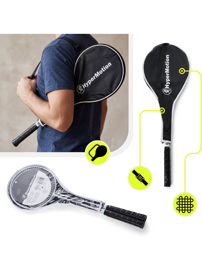 Conjunto de badminton hypermotion – 2 raquetes + capa, verde-sálvia Azul - Kiabi
