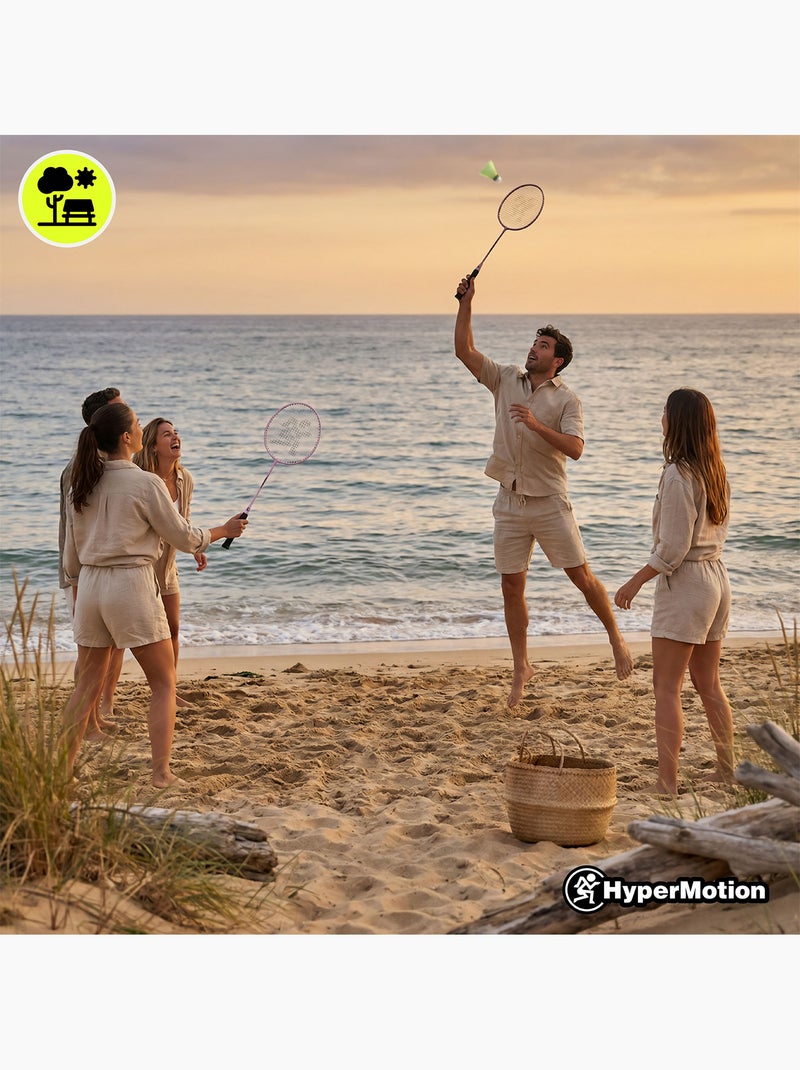 Conjunto de badminton hypermotion – 2 raquetes e volante Rosa - Kiabi