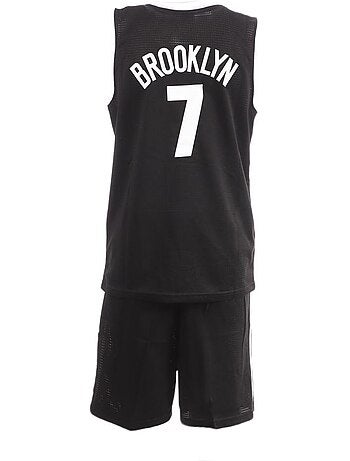 Conjunto de Basquetebol Brooklyn Preto/Branco para Criança Sport Zone