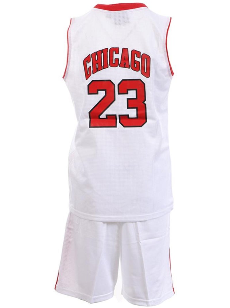 Conjunto de Basquetebol Chicago Bulls Branco para Criança Sport Zone DAPL5811 Branco - Kiabi