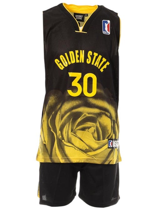 Conjunto de Basquetebol Golden State para Rapaz Preto Sport Zone - Kiabi Conjunto de Basquetebol Golden State para Rapaz Preto Sport Zone - Kiabi