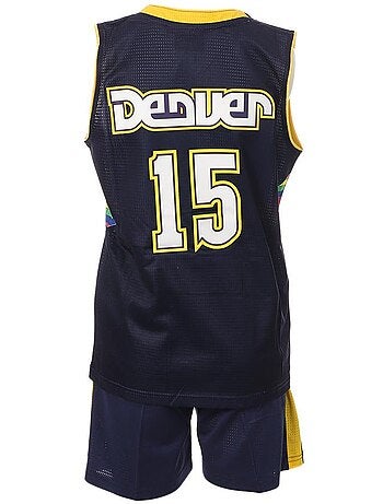 Conjunto de Basquetebol Infantil Denver Azul Marinho Sport Zone