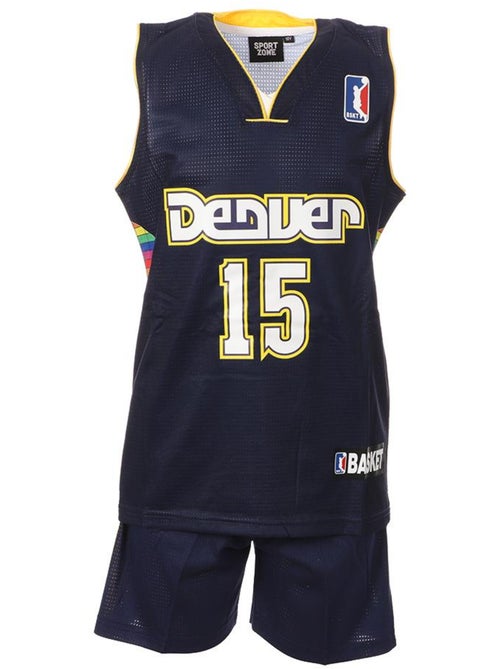 Conjunto de Basquetebol Infantil Denver Azul Marinho Sport Zone - Kiabi