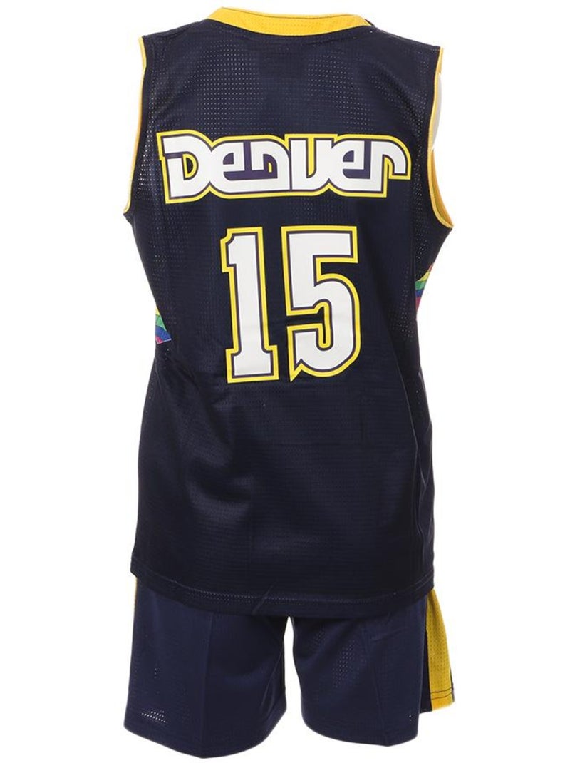 Conjunto de Basquetebol Infantil Denver Azul Marinho Sport Zone Azul-marinho - Kiabi
