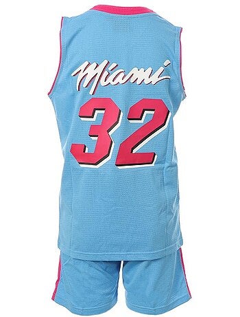 Conjunto de Basquetebol Infantil Miami Azul/Rosa/Branco Sport Zone