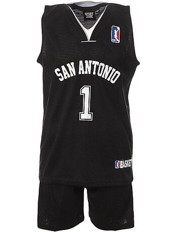 Conjunto de Basquetebol Infantil San Antonio Preto Sport Zone