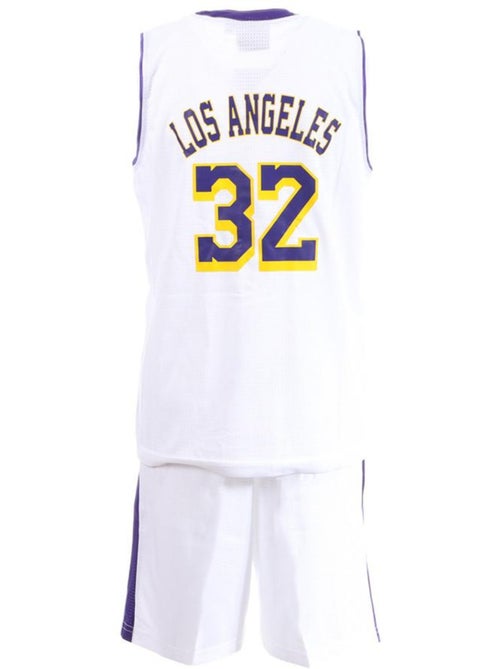 Conjunto de Basquetebol Los Angeles Preto/Laranja para Criança Sport Zone - Kiabi Conjunto de Basquetebol Los Angeles Preto/Laranja para Criança Sport Zone - Kiabi