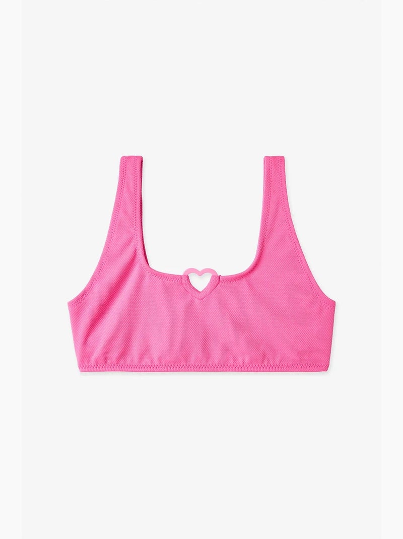 Conjunto de biquíni daisy halter para menina penti Rosa-fluo/Solinotes - Kiabi
