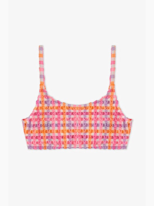 Conjunto de biquíni infantil vicky halter xadrez penti - Kiabi