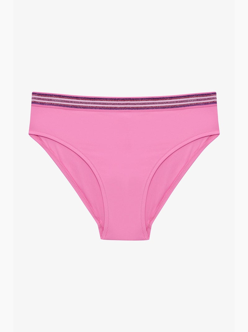 Conjunto de biquíni juvenil shay com alças finas e triângulo penti Rosa-fluo/Solinotes - Kiabi