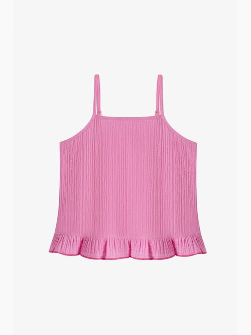 Conjunto de biquíni pinky com folhos penti - Kiabi Conjunto de biquíni pinky com folhos penti - Kiabi