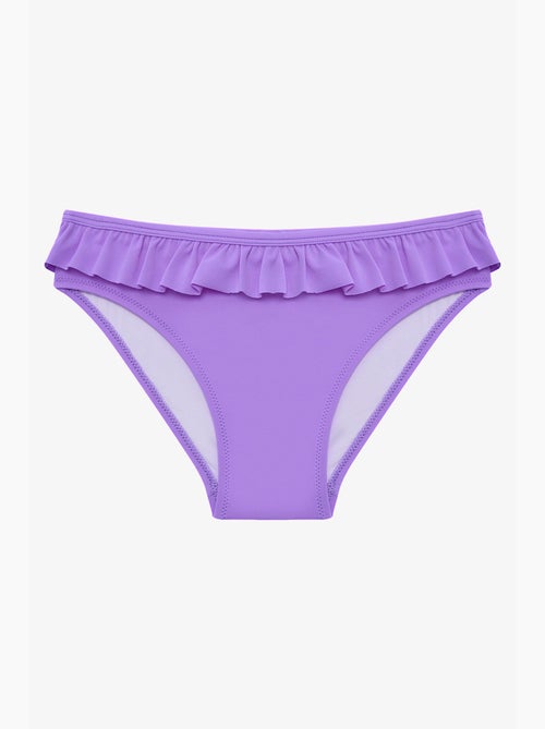 Conjunto de biquíni triangular com folhos butterfly para menina penti - Kiabi