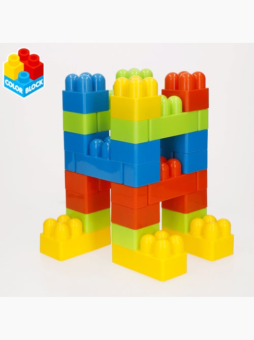 Conjunto de blocos de construção 144 peças maxi color block - Kiabi