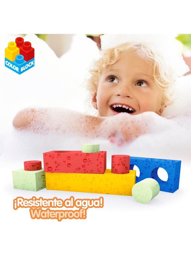 Conjunto de blocos de construção de borracha color block com 32 peças N/D - Kiabi