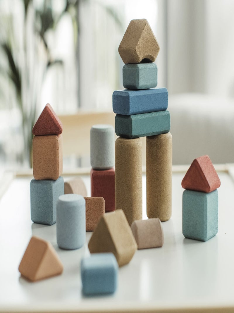 Conjunto de blocos de construção Multicolorido - Kiabi