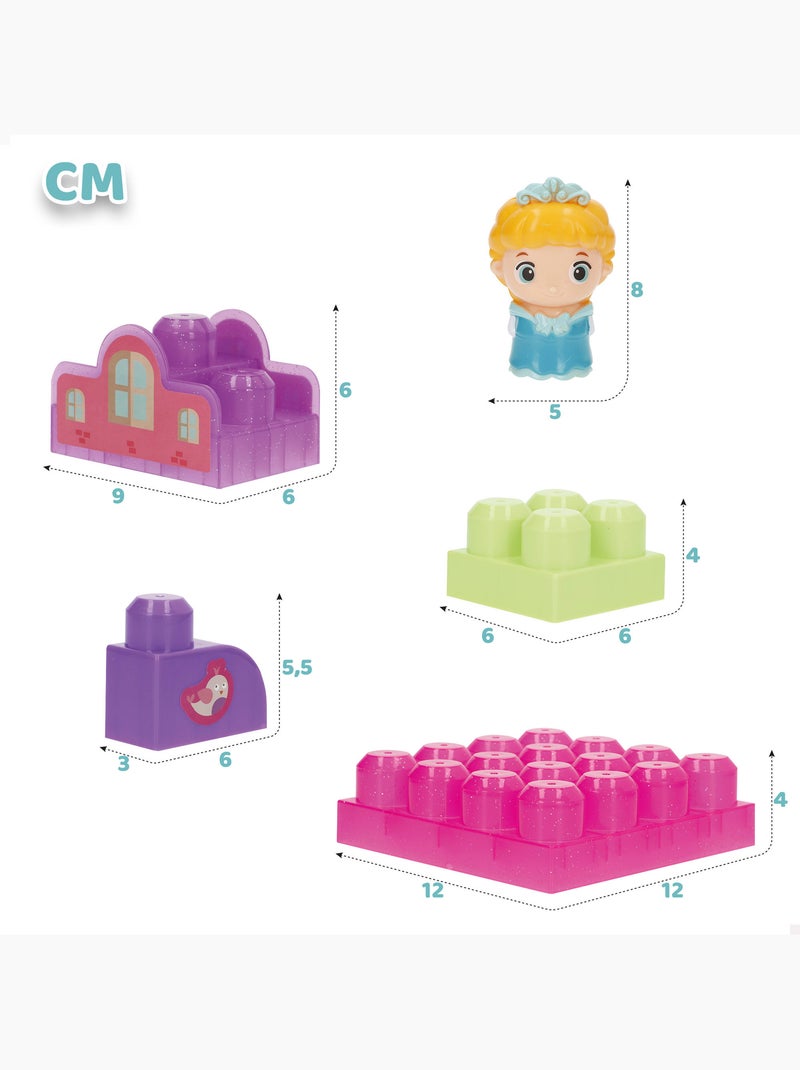 Conjunto de blocos de construção princesa 20 peças colorbaby N/D - Kiabi